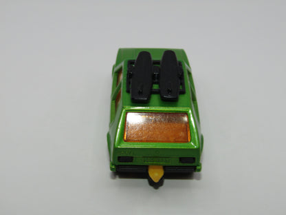 Matchbox Superfast 7C VW Golf LIME Green, Satin Black Base