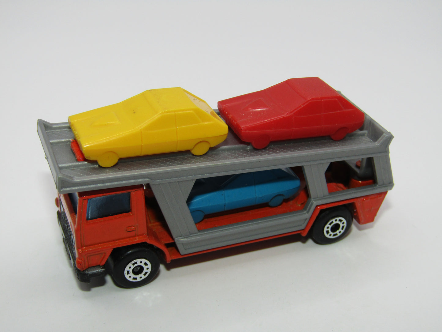 Matchbox Superfast 11C Car Transporter GREY Carrier Orange Body