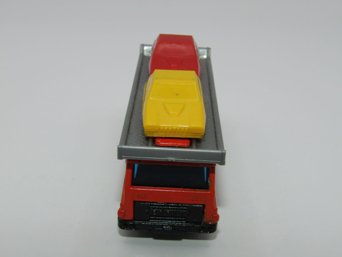 Matchbox Superfast 11C Car Transporter GREY Carrier Orange Body