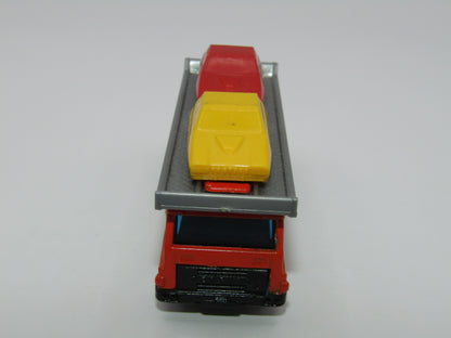 Matchbox Superfast 11C Car Transporter GREY Carrier Orange Body