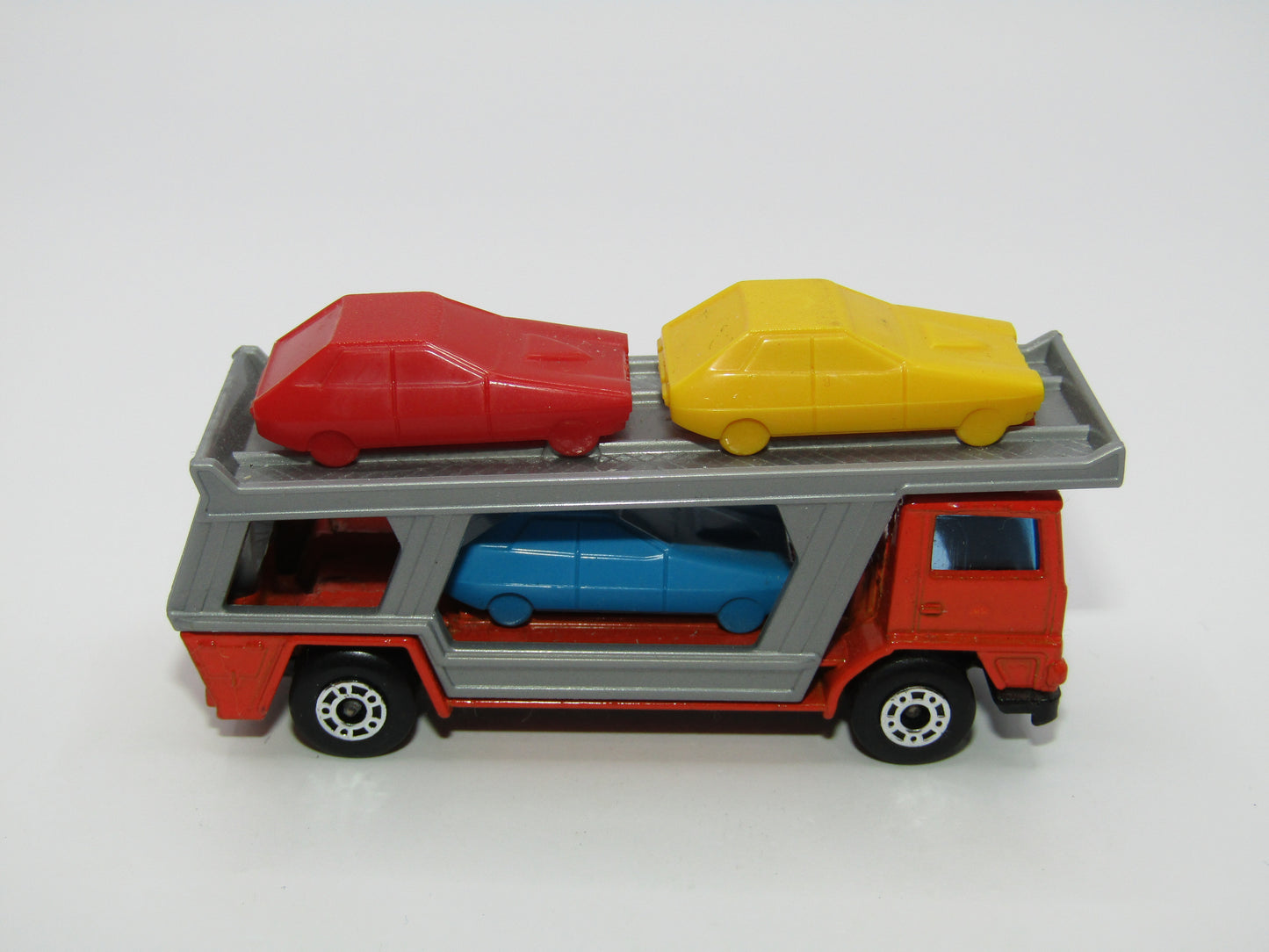 Matchbox Superfast 11C Car Transporter GREY Carrier Orange Body
