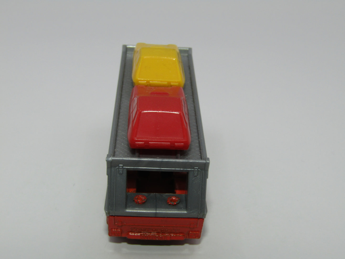 Matchbox Superfast 11C Car Transporter GREY Carrier Orange Body
