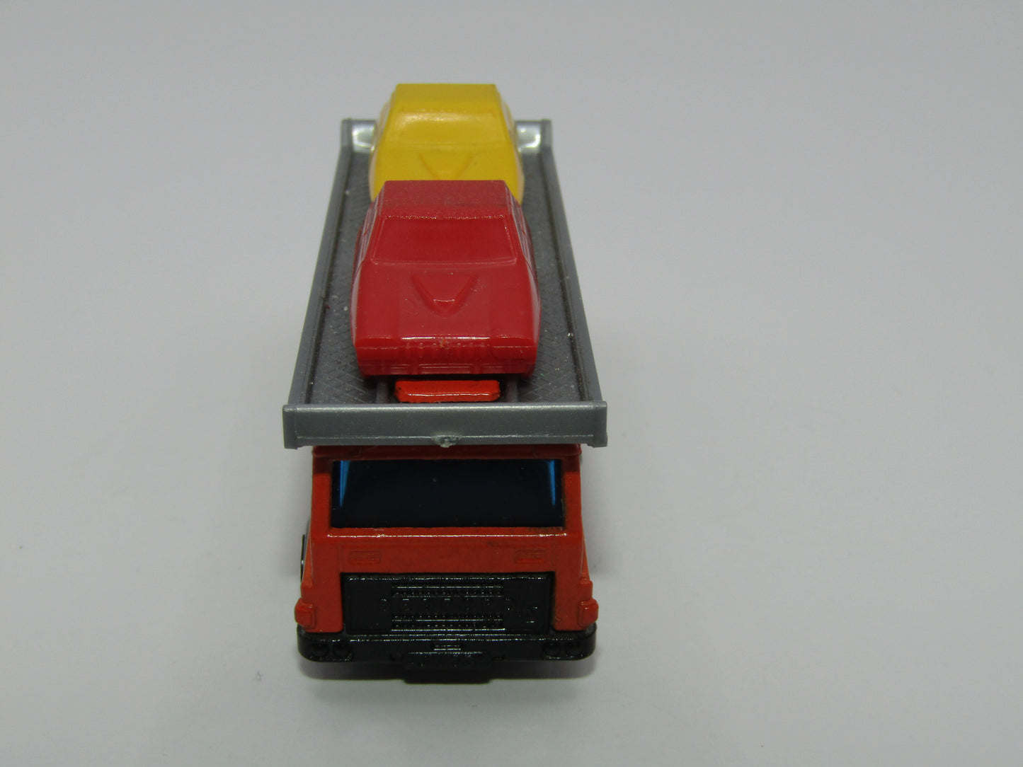 Matchbox Superfast 11C Car Transporter GREY Carrier RED CAR at FRONT