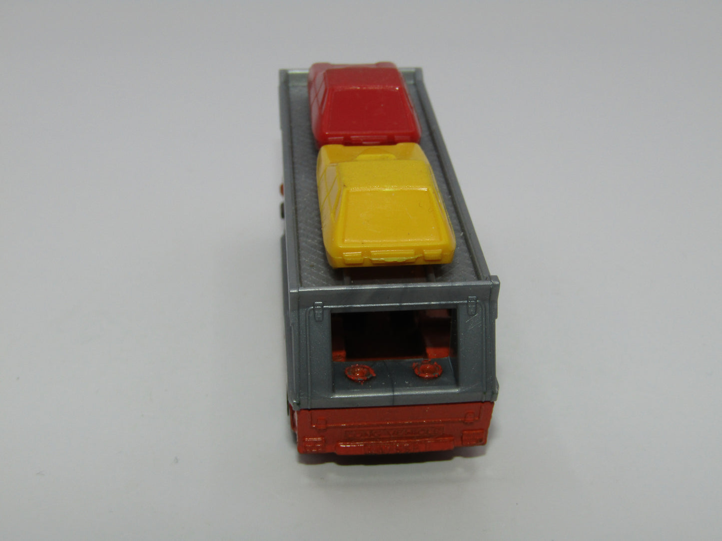 Matchbox Superfast 11C Car Transporter GREY Carrier RED CAR at FRONT