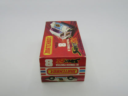 Matchbox Superfast 8C De Tomaso Pantera "CHECKERS" Label from 18A Field Car
