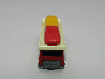 Matchbox Superfast 11C Car Transporter Unp Base Light Yellow Car