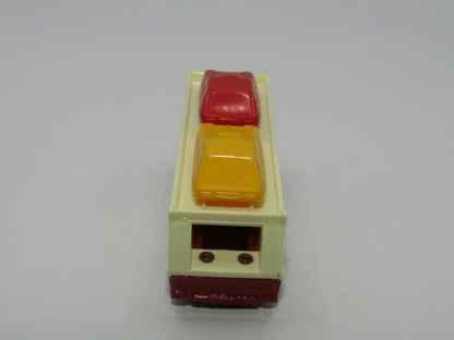 Matchbox Superfast 11C Car Transporter Unp Base Light Yellow Car