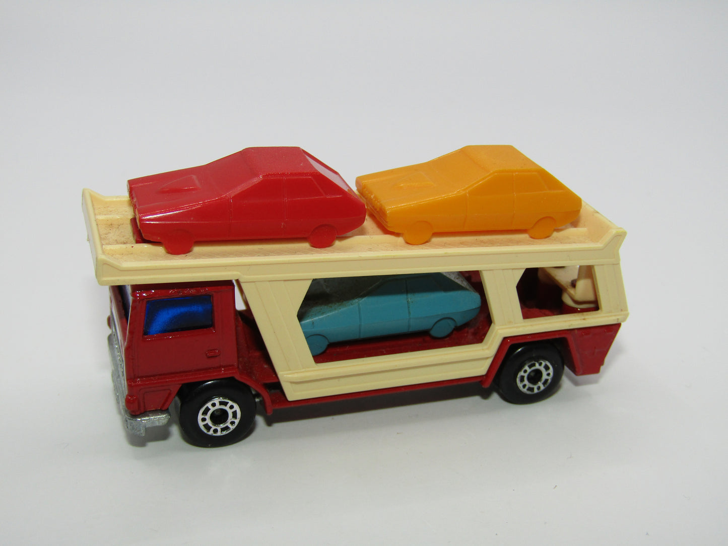 Matchbox Superfast 11C Car Transporter Unp Base Light Turquoise Blue Car
