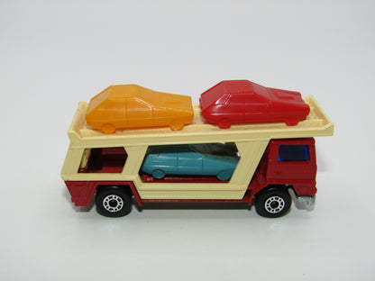 Matchbox Superfast 11C Car Transporter Unp Base Light Turquoise Blue Car