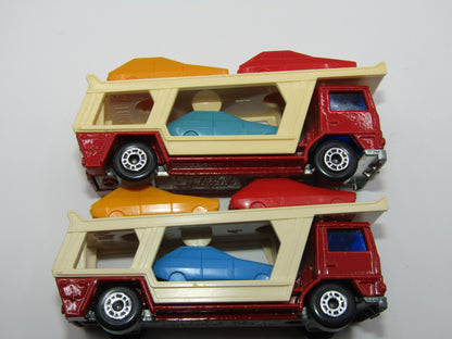 Matchbox Superfast 11C Car Transporter Unp Base Light Turquoise Blue Car