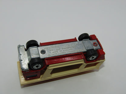 Matchbox Superfast 11C Car Transporter Unp Base Light Turquoise Blue Car