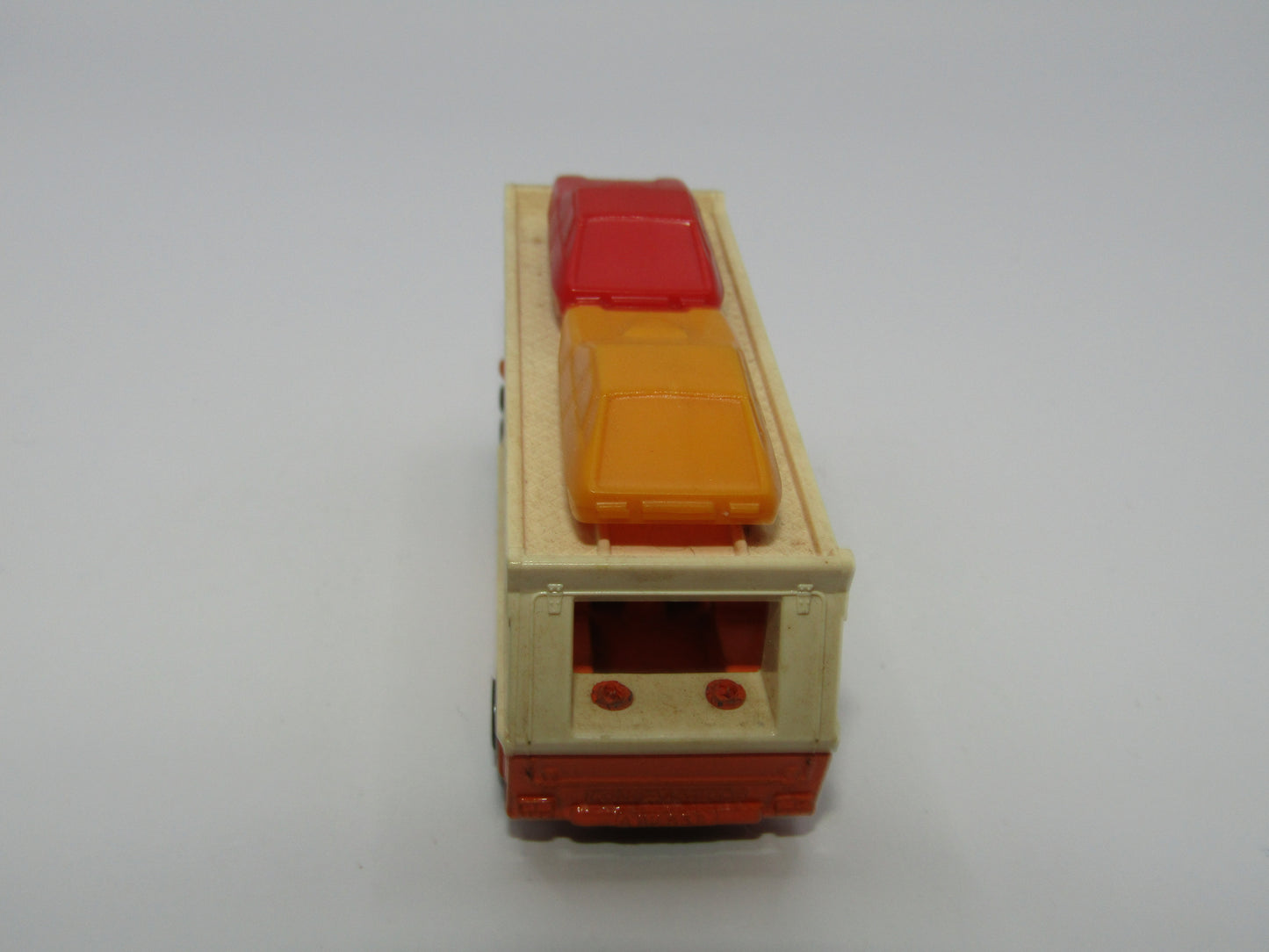 Matchbox Superfast 11C Car Transporter Orange DARK Yellow Car