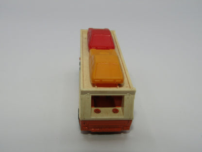 Matchbox Superfast 11C Car Transporter Orange DARK Yellow Car