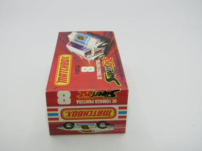 Matchbox Superfast 8C De Tomaso Pantera LIGHT ORANGE Interior SUN Label