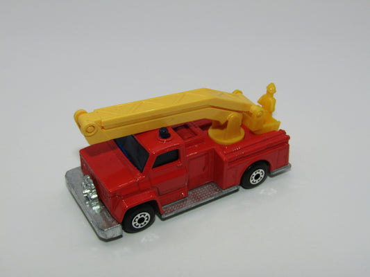 Matchbox Superfast 13C Snorkel Fire Engine Light Red