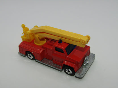 Matchbox Superfast 13C Snorkel Fire Engine Light Red