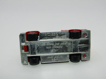 Matchbox Superfast 13C Snorkel Fire Engine Dark Red LIGHT BLUE windows