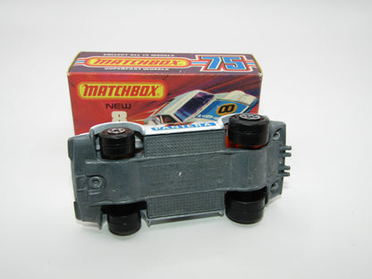 Matchbox Superfast 8C De Tomaso Pantera UNPAINTED Base with 5 SPOKE Wheels Full Set of labels