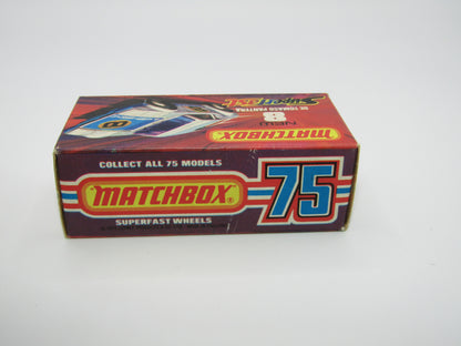 Matchbox Superfast 8C De Tomaso Pantera UNPAINTED Base with 5 SPOKE Wheels Full Set of labels