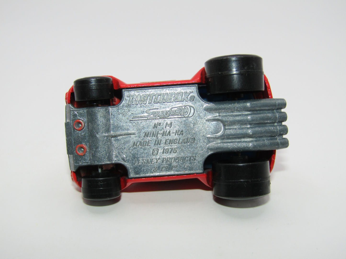 Matchbox Superfast 14B Mini Ha-Ha Light Red Blue Windows