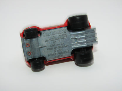 Matchbox Superfast 14B Mini Ha-Ha Light Red GREEN windows