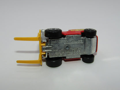 Matchbox Superfast 15B Forklift Truck Dot Dash Wheels Unpainted Base