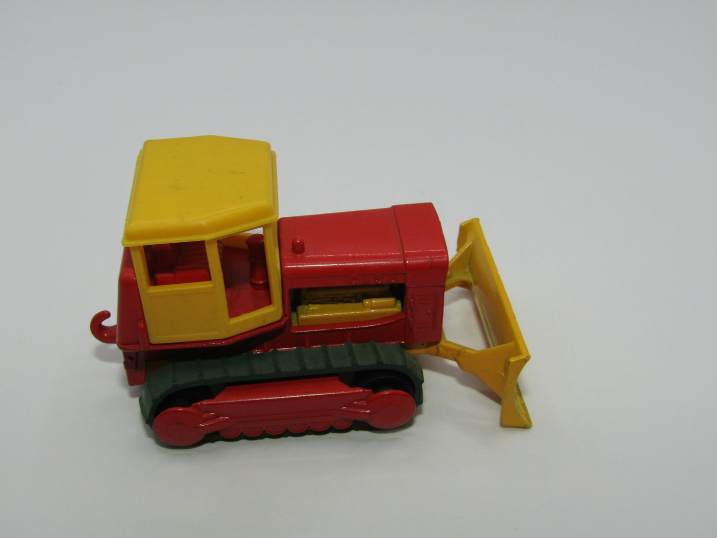 Matchbox Superfast 16A Case Tractor DULL Red Yellow Blade