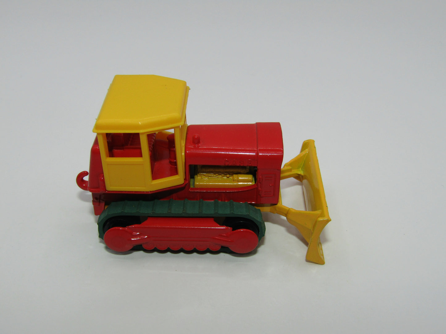 Matchbox Superfast 16A Case Tractor BRIGHT Red Yellow Blade