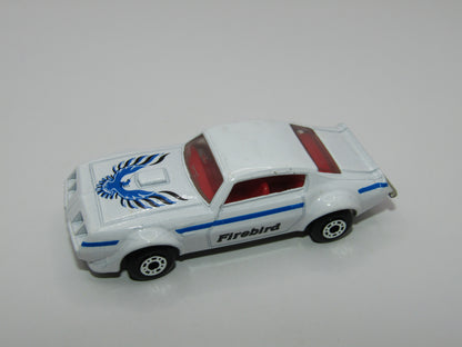 Matchbox Superfast 16B Pontiac White Firebird Silver Base