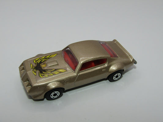 Matchbox Superfast 16B Pontiac Firebird Tan with Label Unpainted Base
