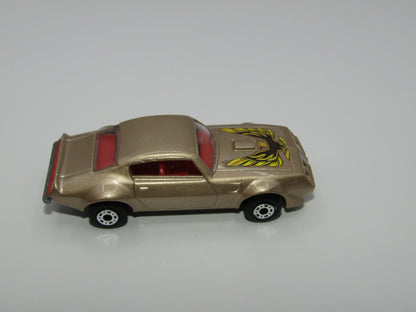 Matchbox Superfast 16B Pontiac Firebird Tan with Label Unpainted Base