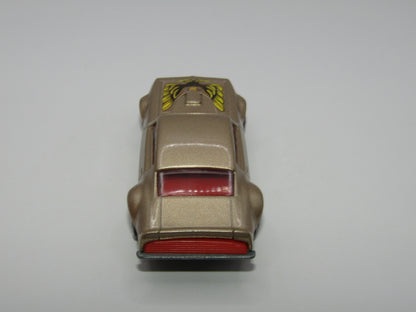 Matchbox Superfast 16B Pontiac Firebird Tan with Label Unpainted Base