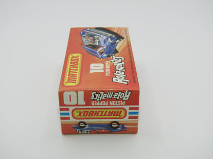 Matchbox Superfast 10B Piston Popper Sunkist ODD Textured Orange Paint Covering