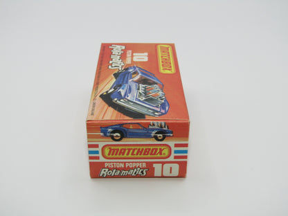 Matchbox Superfast 10B Piston Popper Sunkist ODD Textured Orange Paint Covering