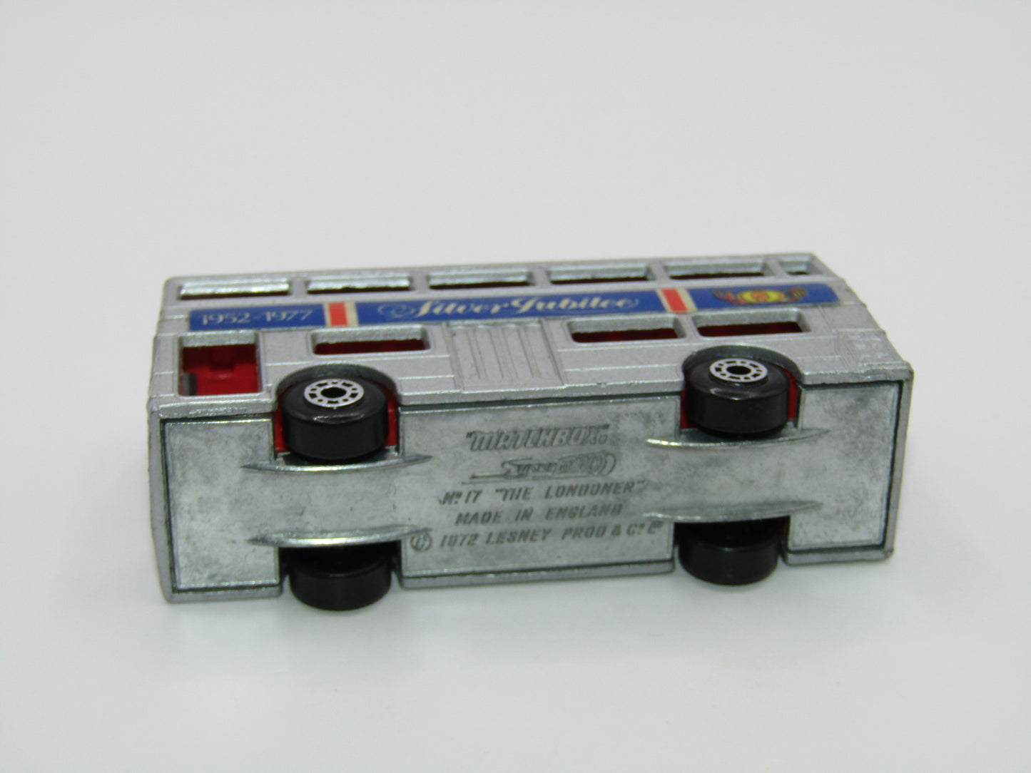 Matchbox Superfast 17B The Londoner Silver Jubilee UNPAINTED Base