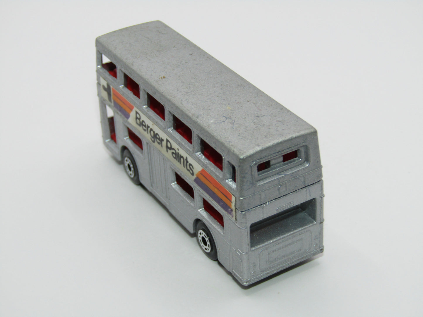Matchbox Superfast 17B The Londoner Silver Body, BERGER Paints
