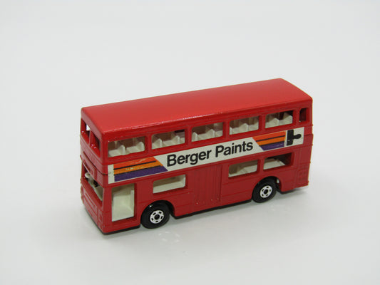 Matchbox Superfast 17C London Bus Berger Paints 5 Spoke Wheels (A)