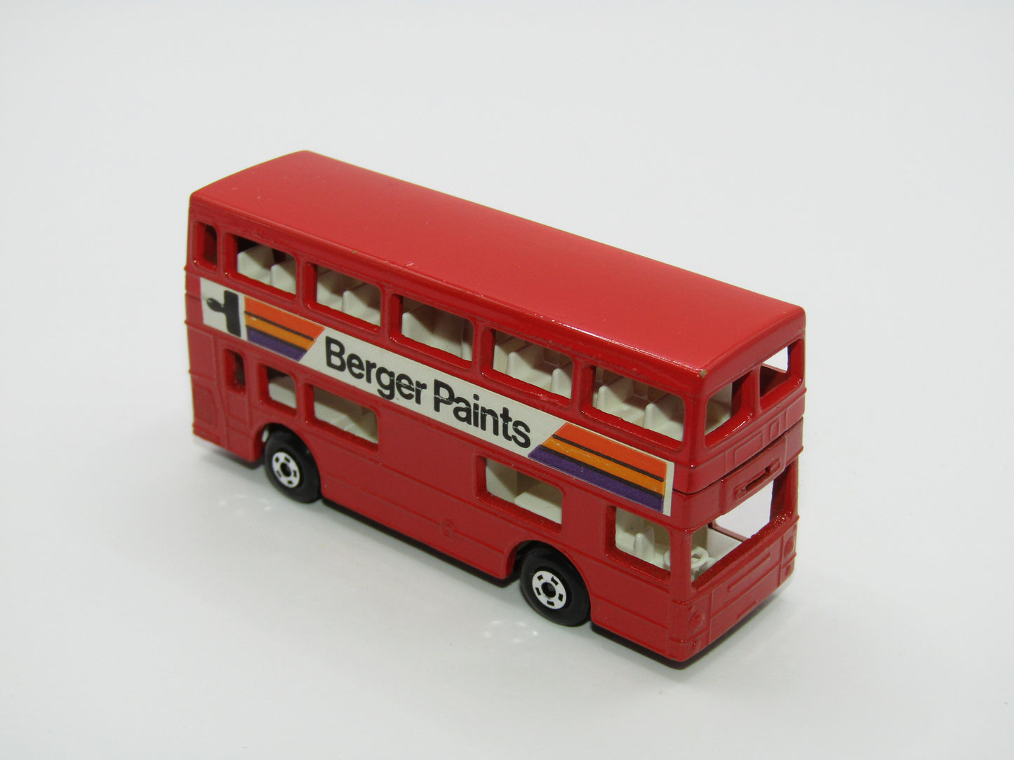 Matchbox Superfast 17C London Bus Berger Paints 5 Spoke Wheels (A)
