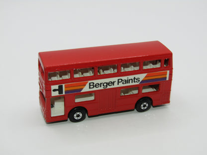 Matchbox Superfast 17C London Bus Berger Paints 5 Spoke Wheels (B)