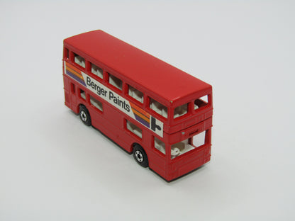Matchbox Superfast 17C London Bus Berger Paints 5 Spoke Wheels (B)