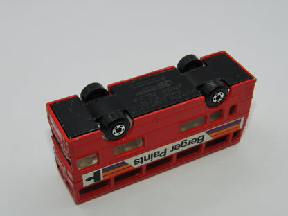 Matchbox Superfast 17C London Bus Berger Paints 5 Spoke Wheels (B)