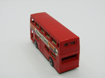 Matchbox Superfast 17C London Bus Berger Paints Dot Dash Wheels (A)