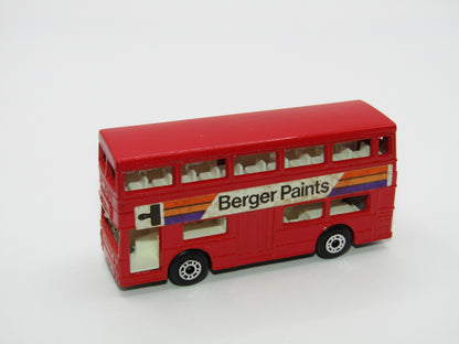 Matchbox Superfast 17C London Bus Berger Paints Dot Dash Wheels (B)