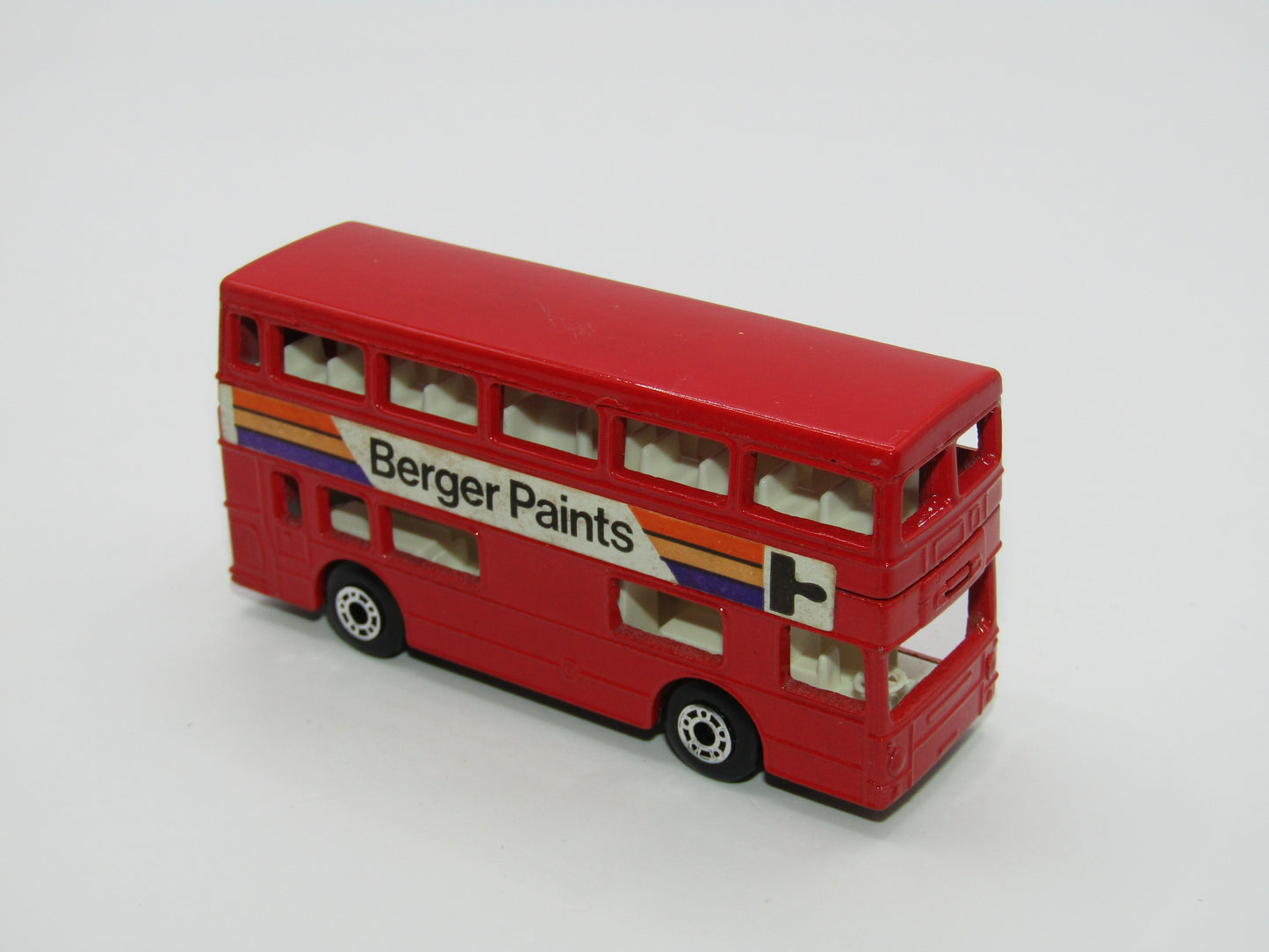 Matchbox Superfast 17C London Bus Berger Paints Dot Dash Wheels (B)
