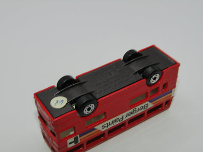 Matchbox Superfast 17C London Bus Berger Paints Dot Dash Wheels (B)
