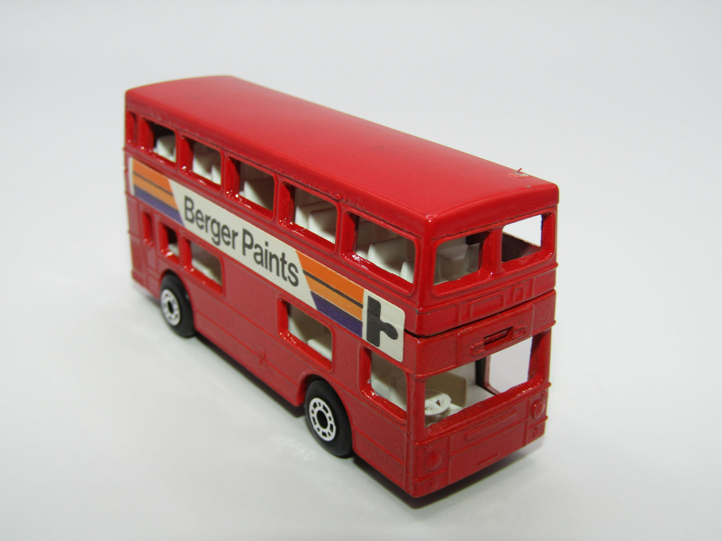 Matchbox Superfast 17B The Londoner Berger Paints Gloss Black Base