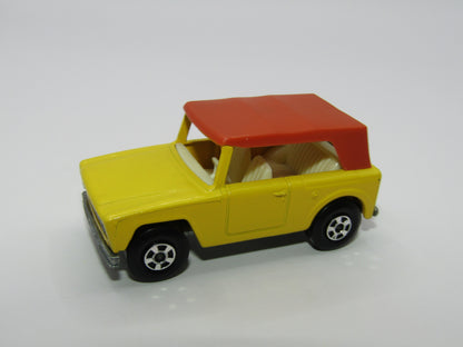 Matchbox Superfast 18A Field Car Yellow 5 Spoke Wide Wheels