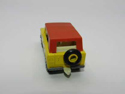 Matchbox Superfast 18A Field Car Yellow 5 Spoke Wide Wheels