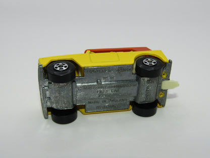 Matchbox Superfast 18A Field Car Yellow 5 Spoke Wide Wheels