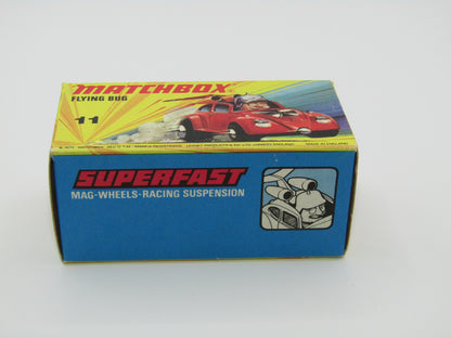 Matchbox Superfast RN IV Flying Beetle Orange 5 SPOKE SMALL SLOT Wheels